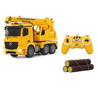 Jamara - 404950 - Grue Mobile - Mercedes Arocs - 2,4 GHz - Echelle 1/20 - Jaune