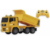 Jamara - 405002 - Tombereau - Truck Man - 2,4 GHz - Jaune - Échelle 1/20