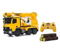 Jamara - 405034 - Grue Géante - Mercedes Liebherr - 2,4 GHz - Echelle 1/20 - Jaune