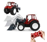 Jamara Tracteur télécommandé Lindner Geotrac 1:16 2,4 GHz – chargeur avant, son (désactivable), LED
