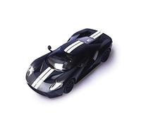 Jamara 405159 Ford GT 1: 14 Noir Mat Portes manuelles - Voiture Rc, sous Licence Officielle, Environ 1 Heure De Conduite, 9 Km/H, Intérieur Détaillé, Finition De Haute qualité, Éclairage LED
