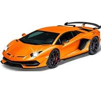 Jamara 405170 Lamborghini Aventador SVJ, échelle 1:14, couleur Orange, 2,4 GHz, sous licence officielle, jusqu'à 1 heure de temps de conduite à environ 9 km/h, détails parfaitement reproduits, finitions de qualité supérieure