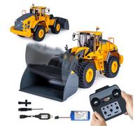 JAMARA 406302 Volvo L260H Metal 1:14 2,4 GHz - Véhicule de Chantier à partir de 14 Ans - Télécommandé, Cadeau radiocommandé, véhicule de Chantier télécommandé, télécommande
