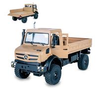 JAMARA 408310 Mercedes-Benz Unimog U5023 1:14 2,4 GHz - Voiture radiocommandée, Camion télécommandé, Crawler RC, Toy Kids, idée Cadeau, Portes Ouverture/Fermeture Manuelle, 4 Roues motrices