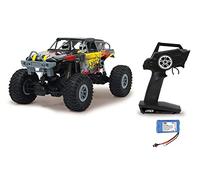 Jamara 410113 - J-Rock Crawler 4WD 1:10 Li-ION 2,4GHz - Multijoueur, 2 Moteurs, Pneus en Caoutchouc, Transmission intégrale, Capacité d‘enchevêtrement extrême