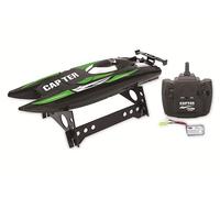 Jamara 410139 Capter Speedboot 2,4 GHz - env. 20 km/h - 2 Moteurs d'entraînement, Fonction de sécurité, fuselage Coulissant pour Haute Vitesse, Joint supplémentaire dans Le Couvercle