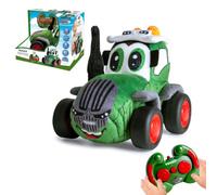 JAMARA 410200 Fendt Tracteur en peluche RC 2,4 GHz avec son, jouet RC pour bébé télécommandé, tracteur Toys Plush à partir de 24 mois, idée cadeau pour enfants, direction rotative, housse amovible