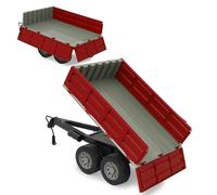 Jamara Camion basculant RC 413108 – 1:16 télécommandé, attelage avant, côtés pliables, rouge