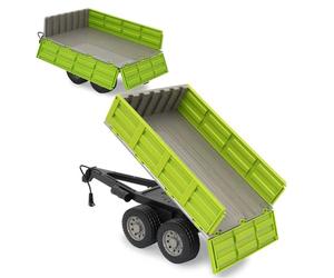 JAMARA 423281 - Kipper Vert Clair pour Tracteur RC 1:16 - Accessoires agricoles - Accessoire agricole - Plug RC - Idée Cadeau pour Enfants - Surface de Chargement Manuelle vers Le Haut et vers Le Bas