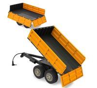 JAMARA 423283 - Kipper Jaune pour Tracteur RC 1:16 - Accessoires agricoles, Agriculture, Accessoires de Construction, Cadeau pour Enfants, Prise RC, Surface de Chargement Haut/Bas avec RC