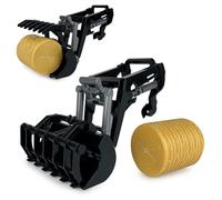 JAMARA 423285 Chargement avant avec pelle crocodile avec balle ronde petite pour tracteur RC 1:24S, pince à ballons, jouets pour tracteur RC 1:24S (405340), chargeur avant manuel