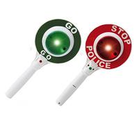 Jamara Panneau de signalisation 460308 - Polizei Stop and Go avec lumière, robuste et résistant