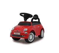 Jamara 460326 - Push-Car Fiat 500 Rouge - sous Licence Officielle, Coffre sous Le Siège, Poignée De Poussée Et De Maintien, Divers Sons, Klaxon, Design Fidèle À L'original, Finition de qualité