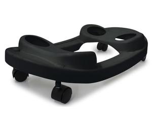 Jamara 460332 - Animal Sauteur Mobil Board 2in1 - Fonction de Roulement, Mouvement sur Roues, Plastique Robuste et Résistant, Facile à Laver