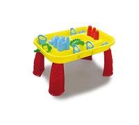 Jamara 460344 Table Jeu de Sable et d'eau Château - Peut être rempli d'eau, Facile à Assembler, Multicouleur, Roue à aubes Manuelle, Encourage la créativité
