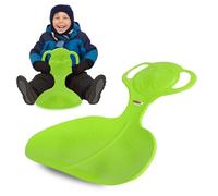 Jamara 460375 -Snow Play Ourson des neiges Vert - Poignées de préhension sur la tête de la sauteuse, Corps en Plastique Durable/Flexible, Forme Ours sur la poignée, Poids léger de 165 g Seulement.