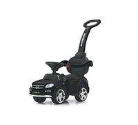 Jamara 460434 - Push-Car Mercedes-Amg Gl 63 Noir 2in1 - Barre De poussée et de Maintien avec Dossier de Siege, Arceau de Sécurité Latéral, Dispositif Anti-Bascule, Klaxon, Lumières