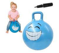 Jamara 460458 - Ballon Sauteur Smile Bleu 450mm - Favorise Le Sens De L‘Équilibre, résistant, Entretien Facile