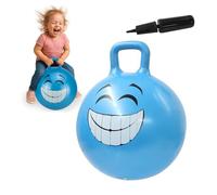 Jamara 460458 - Ballon Sauteur Smile Bleu 450mm - Favorise Le Sens De L‘Équilibre, résistant, Entretien Facile