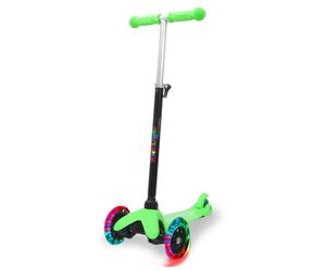 JAMARA 460495 Scooter Niã‘Os PATINETE DE Tres RUEDAS Negro, Verde
