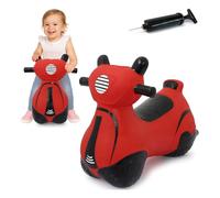 JAMARA 460572 - Rollers gonflables - sans BPA, jusqu'à 50 kg, favorise Le Sens de l'équilibre et la motricité, Robuste et résistant, Facile d'entretien, Rouge