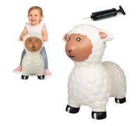 JAMARA Animal rebondissant mouton blanc avec pompe Blanc G