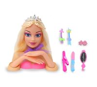 JAMARA 460618 Bella Styling Hairdressing Head Set-8-Piece Set, Try Cool Trendy H