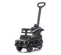 JAMARA 460627 Porteur Mercedes-Benz G 350 d 3 en 1 - à partir de 6 mois, hauteur d'assise 260 mm, protection anti-basculement, barre de protection et barre de poussée avec fonction de direction amovible, noir