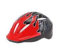 JAMARA 460632 Casque de vélo pour Enfant M Certifié Selon la Norme européenne en 1078 Casque de vélo léger, Haute résistance aux Chocs, Fermeture à clic Rapide, pour Tour de tête 52-55 cm, Rouge