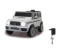 JAMARA 460640 Ride-on Mercedes-Benz AMG G 63 12 V, 2 Vitesses, 2 Moteurs d'entraînement puissants, Batterie 12 V, Longue durée de Conduite, USB, indicateur de Batterie, démarrage Doux, essieu arrière