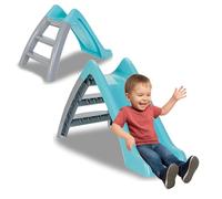 Jamara 460693 Happy Slide Toboggan pour Enfant - Convient pour l'intérieur et l'extérieur, Taille Pratique, Montage Facile, Vert Pastel