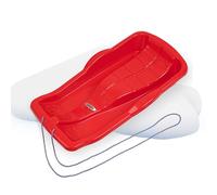 JAMARA 461125 Snow Play Bob Karol 80 cm Batteur à Percussion en Plastique, Corde à Tirer, Poids léger, Moins de 1 kg, Construction aérodynamique, Rouge