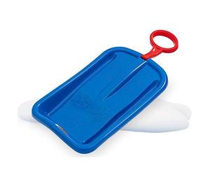 JAMARA 461131 Snow Play Bob Arrow Batteur à Percussion en Plastique 74 cm - Poids Maximum : 50 kg - Modèle aérodynamique - Bleu