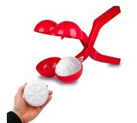 JAMARA 461146 Snow Play Pince à Boule de Neige Duo 38 cm - Pince à Boules de Neige pour Enfants - Idée Cadeau pour garçons et Filles - Boules de Neige en Quelques Secondes - Rouge
