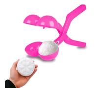 JAMARA 461150 Snow Play Pince à Boules de Neige Duo 38 cm - Pince à Boules de Neige pour Enfants - Idée Cadeau pour garçons et Filles - Boules de Neige en Quelques Secondes - Rose