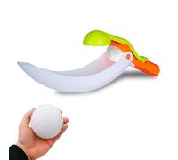 JAMARA 461162 Snow Play - Lance-Boule de Neige 2 en 1 - Jouet à Neige - Catapulte d'extérieur - Idée Cadeau pour garçons et Filles - Plastique résistant aux Chocs - Boules de Neige d'environ 7 cm de