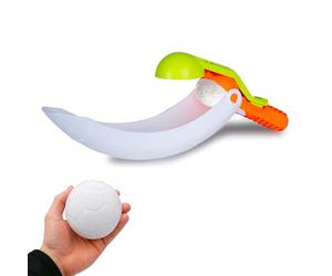 JAMARA 461162 Snow Play - Lance-Boule de Neige 2 en 1 - Jouet à Neige - Catapulte d'extérieur - Idée Cadeau pour garçons et Filles - Plastique résistant aux Chocs - Boules de Neige d'environ 7 cm de