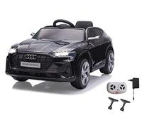 JAMARA 461821 Ride-on Audi e-tron Sportback 12 V Démarrage Souple 2 Vitesses 2,4 GHz pour multijoueur sous Licence Officielle Voiture électrique Noir