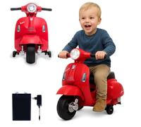 JAMARA 461857 Ride-on Vespa Mini Li-Power 8.4 Voiture électrique Vespa pour Enfants à partir de 18 Mois, Voiture électrique, Roues stabilisatrices, pédale d'accélérateur, idée Cadeau pour Enfants