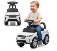 JAMARA 464050 - Land Rover Discovery - 2 en 1 - Toboggan pour Enfant - Jouet - Idée Cadeau pour Enfants - Repose-Pieds - Protection Anti-basculement - Coffre - Chariot d'apprentissage