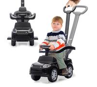 JAMARA 464060 - Land Rover Discovery - Porteur 3 en 1 avec Barre de poussée - Jouet - Idée Cadeau pour Enfants - Protection Anti-basculement - Barre de poussée et de Maintien