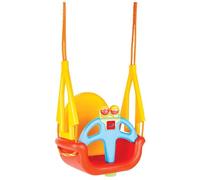 Jamara Balançoire pour bébé 467100 Grow with me 3en1 Intérieur & Extérieur Multicolore