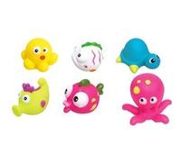 Jamara- Jouet de Bain Animaux Marins 6 pièces, 460616, Multicolore