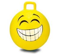 Jamara Ballon sauteur Smile, favorise l'équilibre, résistant, entretien facile, Jaune 450 mm