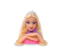 JAMARA Bella Styling 460618 Lot de 8 têtes à coiffer avec Accessoires pour Cheveux résistants