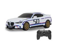 JAMARA BMW 3.0 CSL 1:24 Blanc 2,4 GHz - Licence Officielle, Peinture fidèle à l'original, durée de Conduite : Environ 1 Heure, Voiture radiocommandée