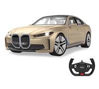 JAMARA BMW i4 Concept 1:14 2,4 GHz - Licence Officielle, env. 1 Heure de Conduite, env. 11 km/h, détails Parfaitement représentés, intérieur détaillé, éclairage intérieur LED, doré, 402108