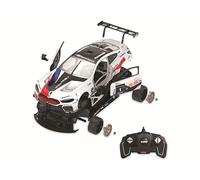 Jamara BMW M8 GTE 1:18 Blanco 2.4GHZ