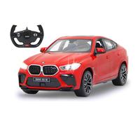 JAMARA BMW X6 M 1:14 2,4 GHz - Pare-Brise Transparent, lumière LED, Voiture radiocommandée, Rouge