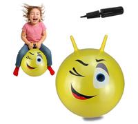 Jamara Ballon sauteur 460459 Eye jaune 550 mm – Favorise l'équilibre, résistant, entretien facile